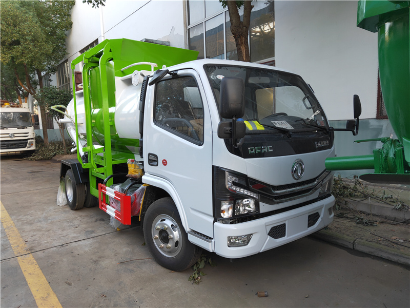 東風4方5方餐廚垃圾車（圓罐）